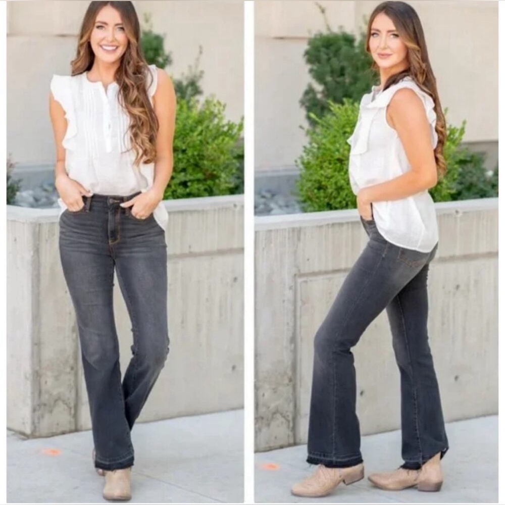 Judy Blue Jeans Slim Boot Cut High Waist High Rise Stretch Women's 7/28 Stretch